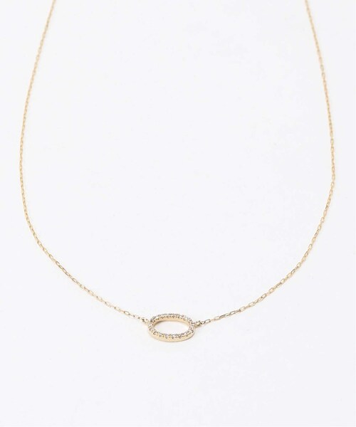 Lilas(リラ)の「《予約》オーバルラインダイヤ40cmネックレス K10(腕時計・ゴールド/(090)/フリー/残り1点)」の6枚目の写真