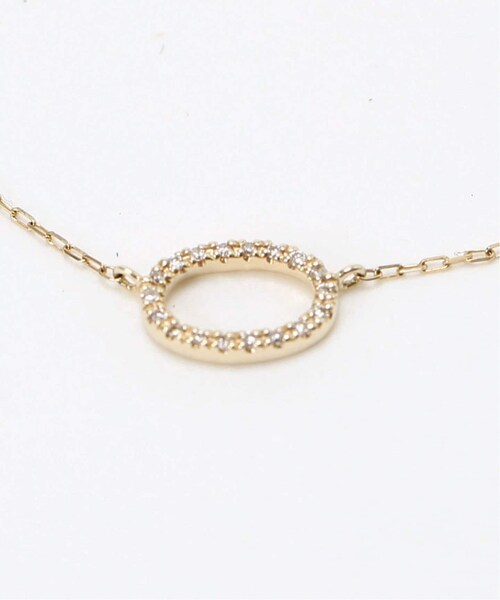 Lilas(リラ)の「《予約》オーバルラインダイヤ40cmネックレス K10(腕時計・ゴールド/(090)/フリー/残り1点)」の7枚目の写真