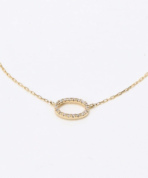 Lilas(リラ)の「《予約》オーバルラインダイヤ40cmネックレス K10(腕時計・ゴールド/(090)/フリー/残り1点)」の5枚目の写真