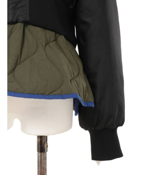 OMMO MA-1 DOCKING JKジャケット　ブラック　un3d OMMO MA-1 DOCKING JKジャケット ブラック un3d OMMO MA-1