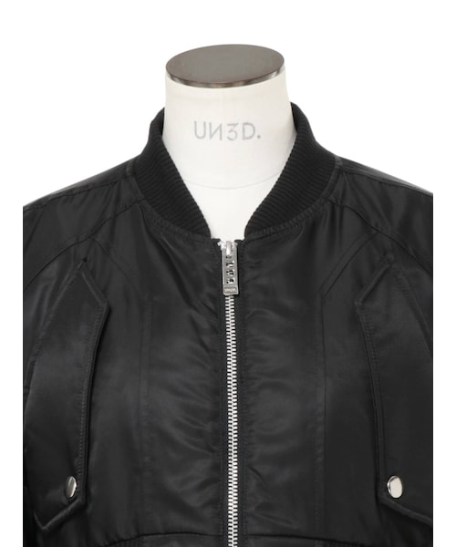 UN3D.（アンスリード）の「PEPLUM DOCKING MA-1（テーラードジャケット