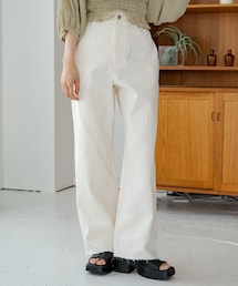 Kastane | 【サイズ展開あり】ハイウエストストレートデニムパンツ(デニムパンツ)