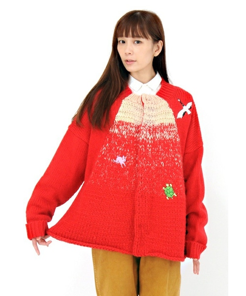 ネネット　フジ　カーディガン Ne-net（ネネット）の「<先行予約> フジニット（）」 - WEAR