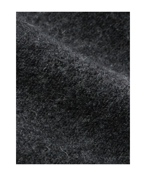 w closet(ダブルクローゼット)の「ウール混フードロングコート(トップス・レディース・L.ベージュ/サックス/D.チャコールグレー・FREE)」の10枚目の写真