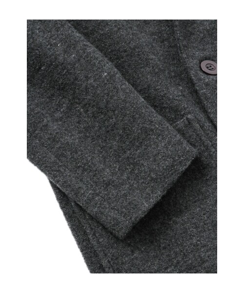 w closet(ダブルクローゼット)の「ウール混フードロングコート(トップス・レディース・L.ベージュ/サックス/D.チャコールグレー・FREE)」の8枚目の写真