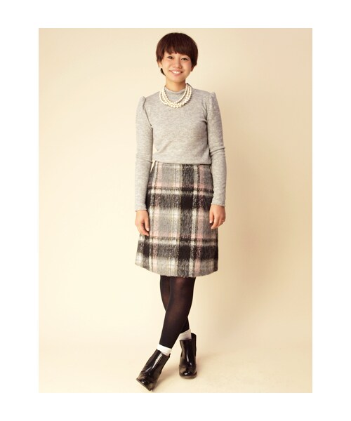 w closet（ダブルクローゼット）の「サイドゴアブーツ（シューズ・レディース・ブラック/グレー・M/L）」の8枚目の写真