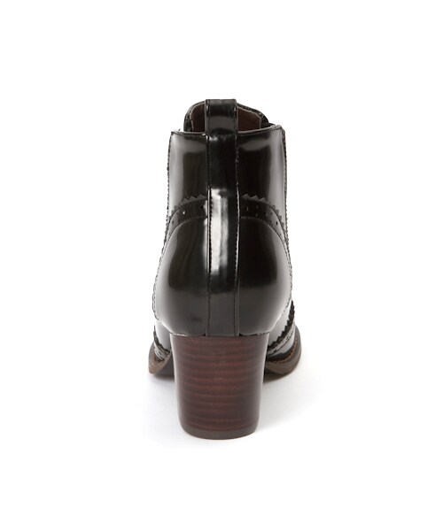 w closet（ダブルクローゼット）の「サイドゴアブーツ（シューズ・レディース・ブラック/グレー・M/L）」の5枚目の写真