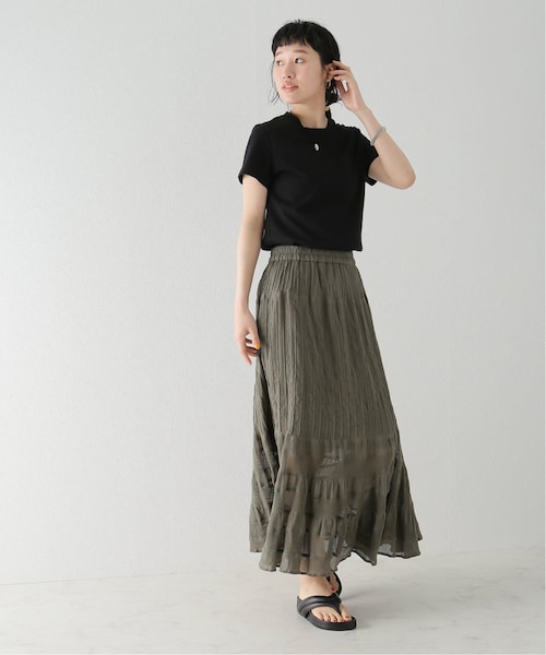 plage（プラージュ）の「《追加》Compact Tシャツ2（トップス・ブラック/(001)/フリー/在庫あり）」の3枚目の写真