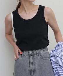 COLONY 2139 | ワイドリブクルータンクトップ(タンクトップ)