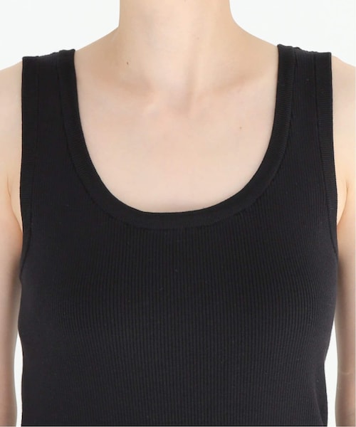美品　ドゥーズィエムクラス リブタンクトップ *rib タンクトップ ブラック 追加*Mme.RIB タンクトップ（タンクトップ）｜Deuxieme Classe
