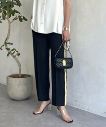 prose verse | 【ウエストゴム仕様】サイドラインストレッチパンツ(その他パンツ)