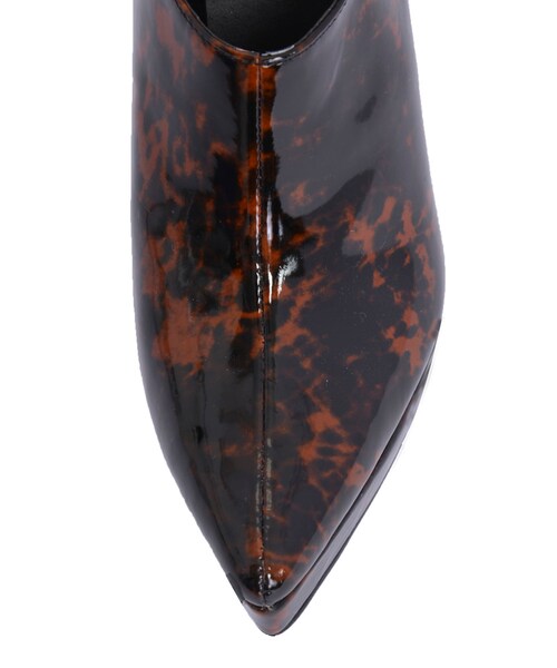 EVRIS(エヴリス)の「コンビヒールポインテッドブーティー(シューズ・レディース・ブラック/ミックス・S/M/L)」の9枚目の写真