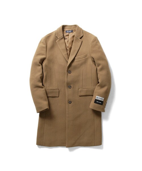 URBAN RESEARCH（アーバンリサーチ）の「ウールチェスターコート（ジャケット/アウター・メンズ・ブラック/キャメル/ネイビー・M/L）」の2枚目の写真