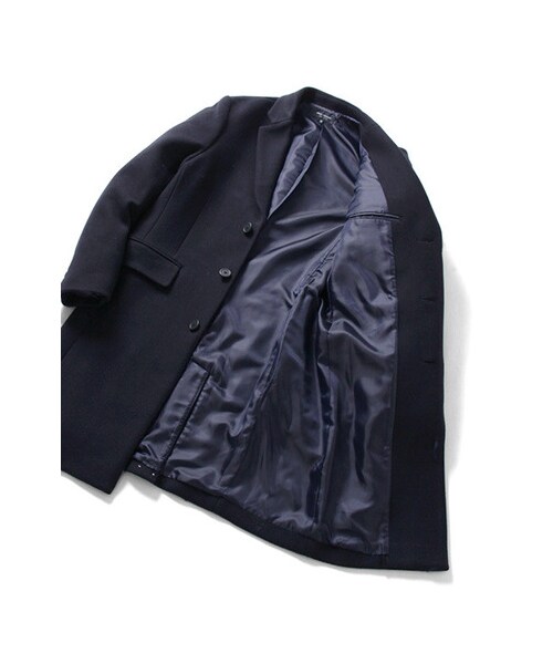 URBAN RESEARCH（アーバンリサーチ）の「ウールチェスターコート（ジャケット/アウター・メンズ・ブラック/キャメル/ネイビー・M/L）」の12枚目の写真