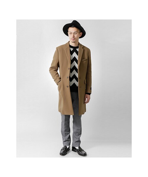 URBAN RESEARCH（アーバンリサーチ）の「ウールチェスターコート（ジャケット/アウター・メンズ・ブラック/キャメル/ネイビー・M/L）」の22枚目の写真