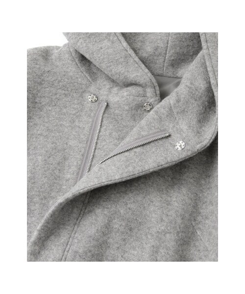 URBAN RESEARCH DOORS（アーバンリサーチドアーズ）の「スライバーロングフードコート（ジャケット/アウター・レディース・NAVY/GRAY/LIGHT GRAY・one）」の15枚目の写真