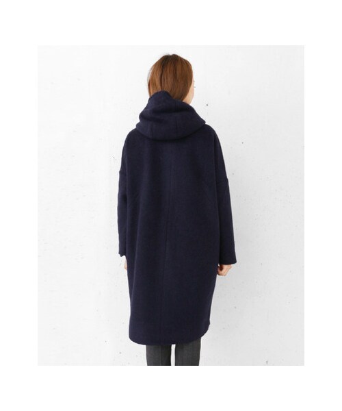 URBAN RESEARCH DOORS（アーバンリサーチドアーズ）の「スライバーロングフードコート（ジャケット/アウター・レディース・NAVY/GRAY/LIGHT GRAY・one）」の13枚目の写真