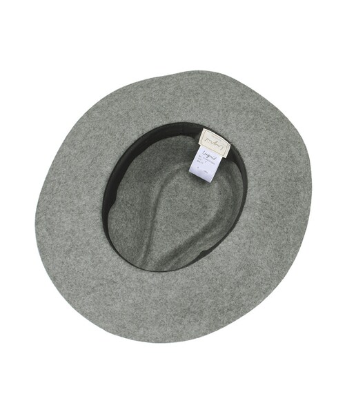 Ungrid（アングリッド）の「【Classy】ワイドブリムフェルトHAT（帽子・レディース・グレー/ブラック・F）」の7枚目の写真