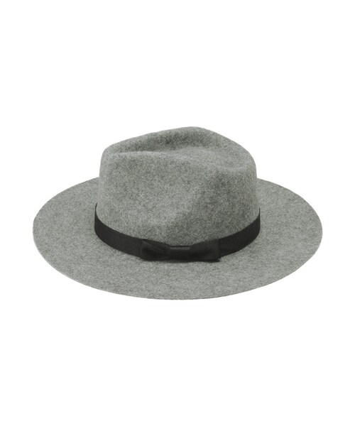 Ungrid（アングリッド）の「【Classy】ワイドブリムフェルトHAT（帽子・レディース・グレー/ブラック・F）」の5枚目の写真