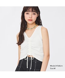 【Paris】COGTHEBIGSMOKE ドローストリング ノースリーブ DRAWSTRING SLEEVELESS TOP ドローストリング ノースリーブ
