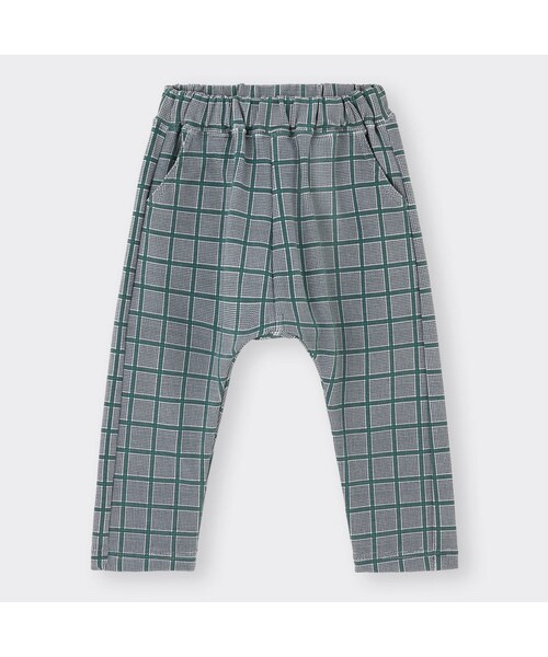 GU（ジーユー）の「BABY(TODDLER)イージーテーパードパンツ(チェック