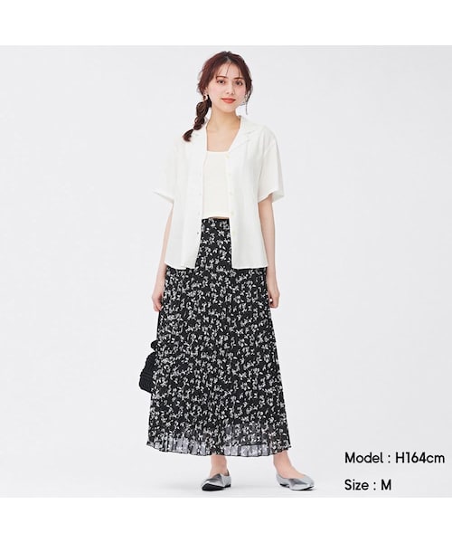 gentaroseです！ GU（ジーユー）の「フラワープリントプリーツスカートZ+E（その他