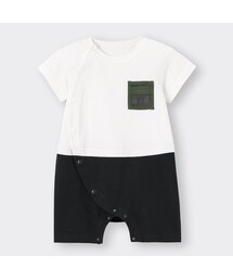 GU（ジーユー）の「BABY(NEWBORN)セパオール(半袖)(メッシュポケット)（新生児）」
