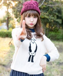 RAY CASSIN | 【mer×村田倫子ちゃんコラボ】羊ニットトップス(トップス)