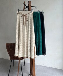 Chez toi | パイピングレーススカート(スカート)