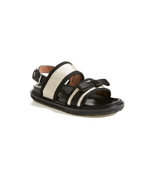 MARNI（マルニ）の「Marni 'Fussbett' Bow Sandal (Women)（サンダル・レディース・Beige / Grey・36 EU/38 EU/40 EU/39 EU/35 EU/37 EU）」の2枚目の写真