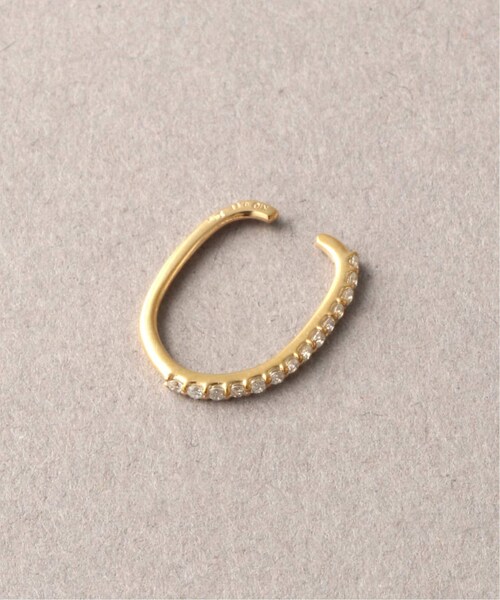 Lilas シズクハーフダイヤ　アメリカンピアス　10K シズクハーフダイヤアメリカンピアス K10（両耳）（ピアス（両耳