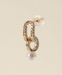 Noble（ノーブル）の「【Hirotaka】Beluga オブロングダイヤモンドパールピアス（その他）」