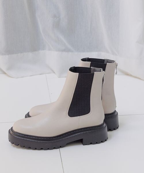 BAYFLOW（ベイフロー）の「≪予約≫バッグZIPサイドゴア（シューズ・レディース・ブラック19/アイボリー52・S(22.5)/M(23.5)/L(24.5)）」の11枚目の写真