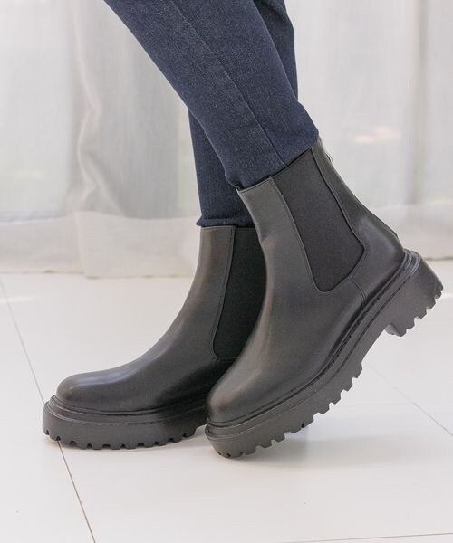 BAYFLOW（ベイフロー）の「≪予約≫バッグZIPサイドゴア（シューズ・レディース・ブラック19/アイボリー52・S(22.5)/M(23.5)/L(24.5)）」の3枚目の写真