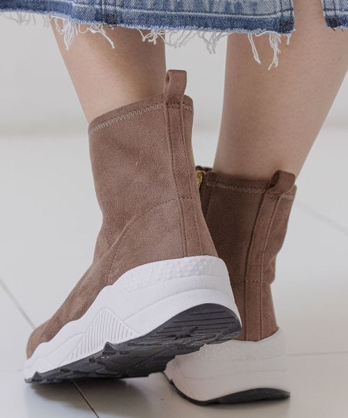 BAYFLOW（ベイフロー）の「≪予約≫スニーカーブーツ22（シューズ・レディース・OTH1/ブラック19/アイボリー52/モカ59・S(23.0)/M(23.5)/L(24.5)/XL(25.0)）」の4枚目の写真