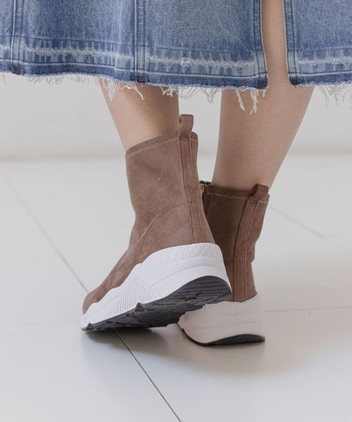 BAYFLOW（ベイフロー）の「≪予約≫スニーカーブーツ22（シューズ・レディース・OTH1/ブラック19/アイボリー52/モカ59・S(23.0)/M(23.5)/L(24.5)/XL(25.0)）」の9枚目の写真