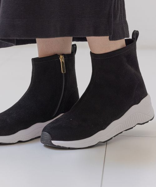 BAYFLOW（ベイフロー）の「≪予約≫スニーカーブーツ22（シューズ・レディース・OTH1/ブラック19/アイボリー52/モカ59・S(23.0)/M(23.5)/L(24.5)/XL(25.0)）」の2枚目の写真