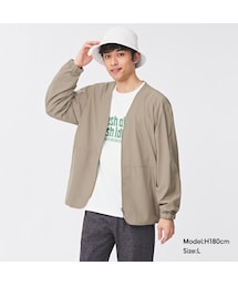 GU（ジーユー）の「ドライストレッチリラックスフィットカーディガンGA