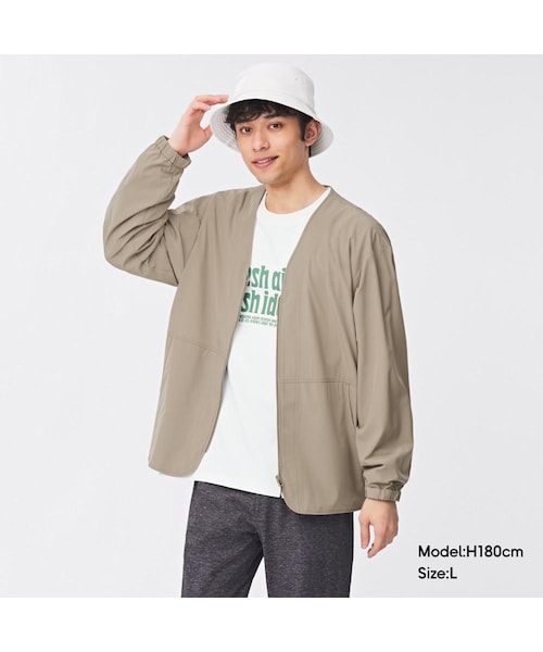 GU（ジーユー）の「ドライストレッチリラックスフィットカーディガンGA