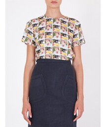 Peter Jensen | Split Screen Woven Top(その他トップス)