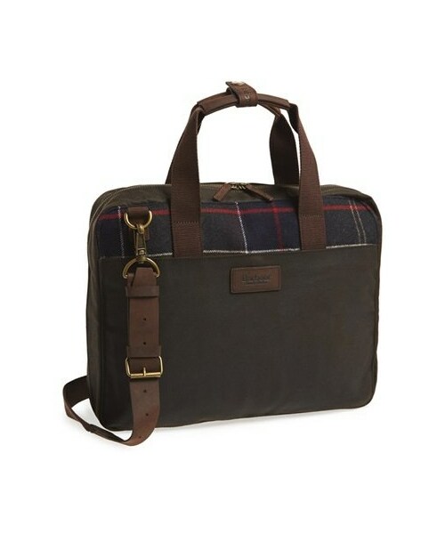 Barbour（バーブァー）の「Barbour Waxed Cotton Briefcase（ビジネスバッグ）」 WEAR