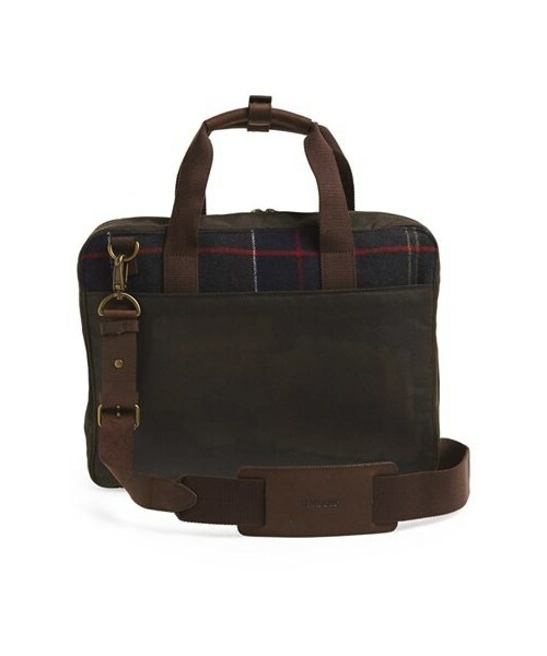 Barbour（バーブァー）の「Barbour Waxed Cotton Briefcase（ビジネスバッグ）」 WEAR