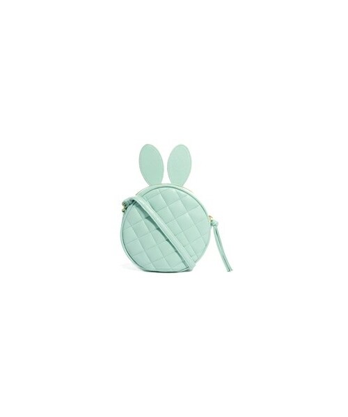 asos(エイソス)の「ASOS Quilt Cross Body Bag With Rabbit Ears - Mint(ショルダーバッグ ...