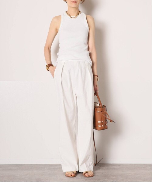 deuxieme classe ストレッチツイルタックパンツ（MUSE de