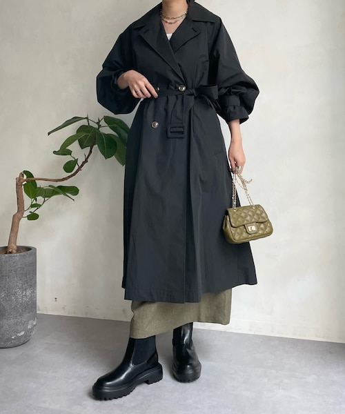DOUDOU トレンチコート 美品☆ DouDou（ドゥドゥ）｜トレンチコート一覧 - WEAR