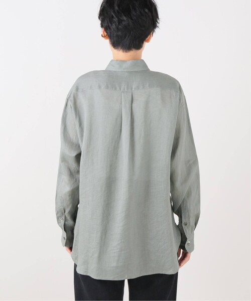 FRAMeWORK（フレームワーク）の「ワッシャーリネンレギュラーシャツ（トップス・カーキ/(036)/フリー/在庫あり）」の6枚目の写真