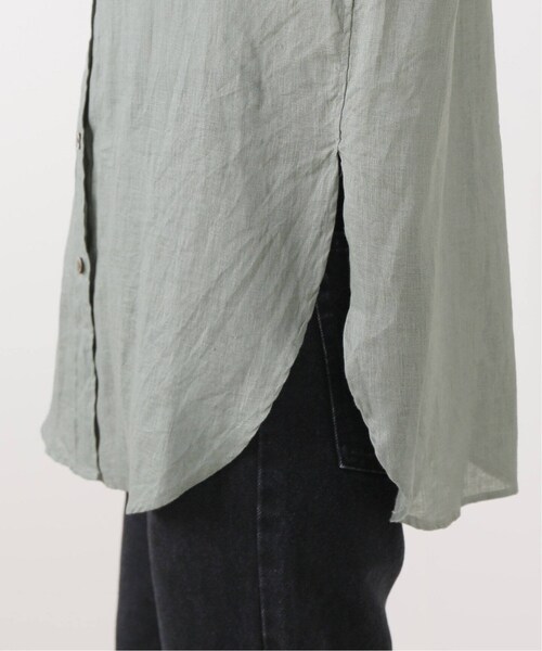 FRAMeWORK（フレームワーク）の「ワッシャーリネンレギュラーシャツ（トップス・カーキ/(036)/フリー/在庫あり）」の12枚目の写真