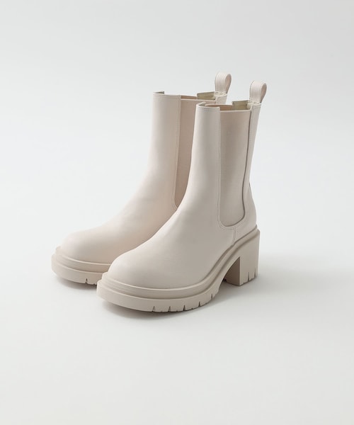 one after another NICE CLAUP（ワンアフターアナザーナイスクラップ）の「タンク底サイドゴアブーツ（その他シューズ・レディース・アイボリー/キャメル/ブラック・1/2/3）」の2枚目の写真