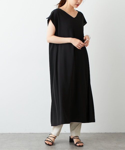 PUAL CE CIN（ピュアルセシン）の「インナーワンピース（ワンピース・レディース・アイボリー/ブラック・FREE）」の2枚目の写真