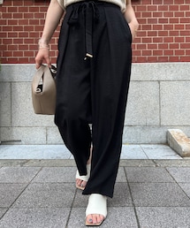 Chez toi | 共地リボンワイドパンツ(その他パンツ)